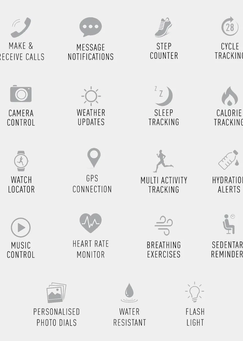 Reflex Active Black Series 22 Silicone Strap Watch