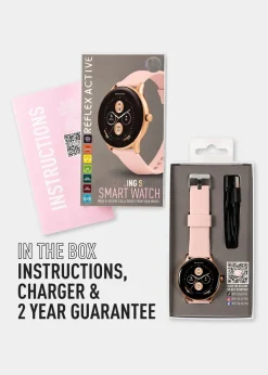 Reflex Active Series 22 Pink Silicone Strap Watch