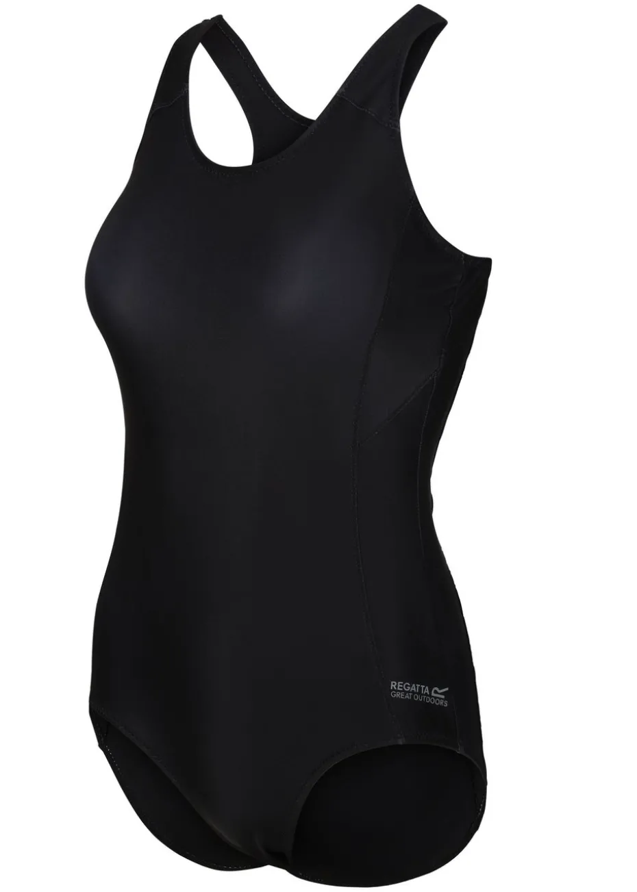Regatta Black Active II Quick Dry Swimsuit