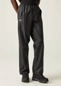 Regatta Black Adult Stormbreak Waterproof Hydrofort Overtrousers
