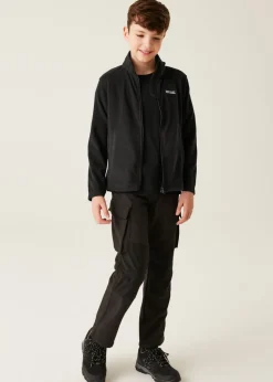 Regatta Black Black Kids' King II Anti-Pill Symmetry Fleece