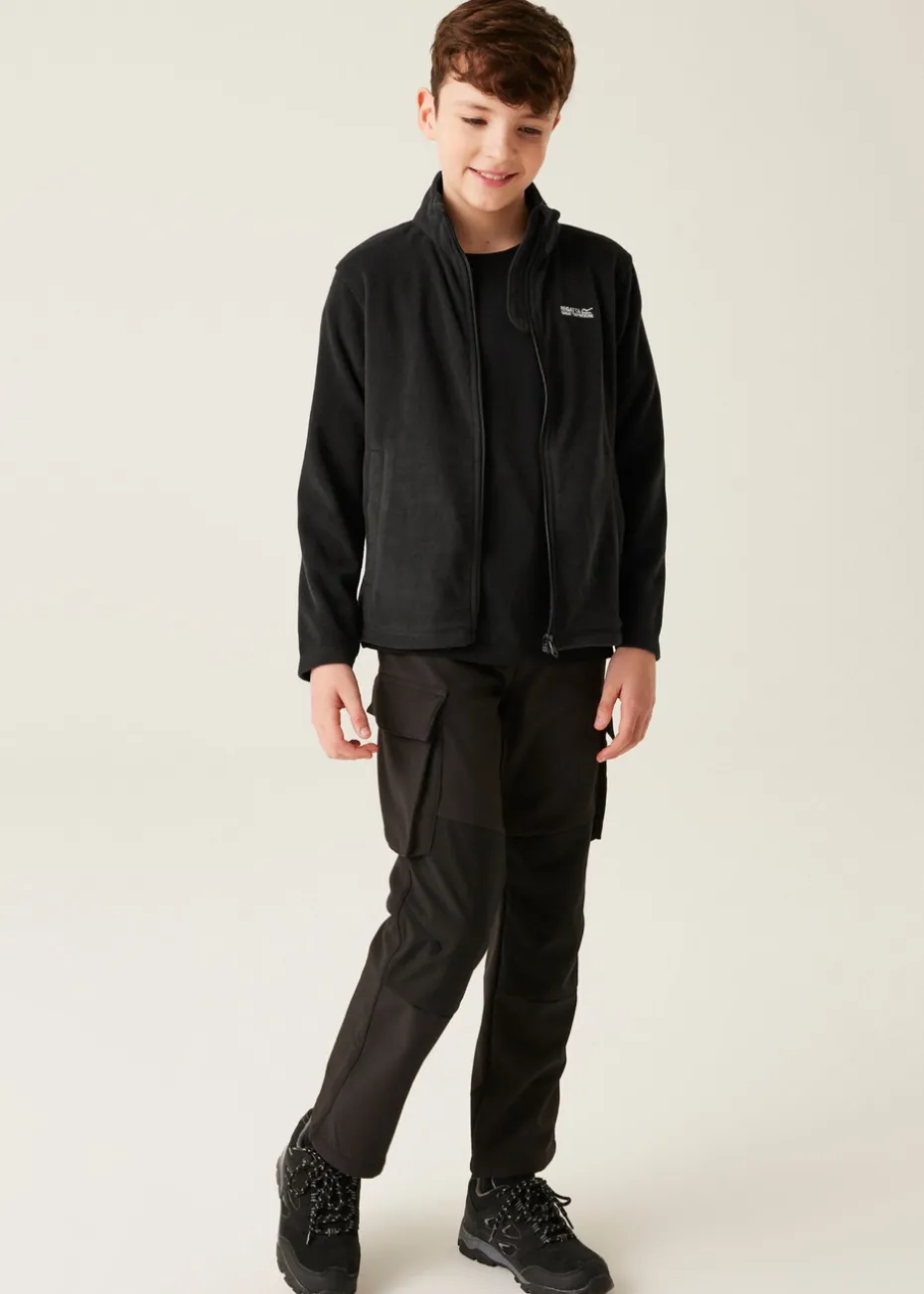 Regatta Black Black Kids' King II Anti-Pill Symmetry Fleece