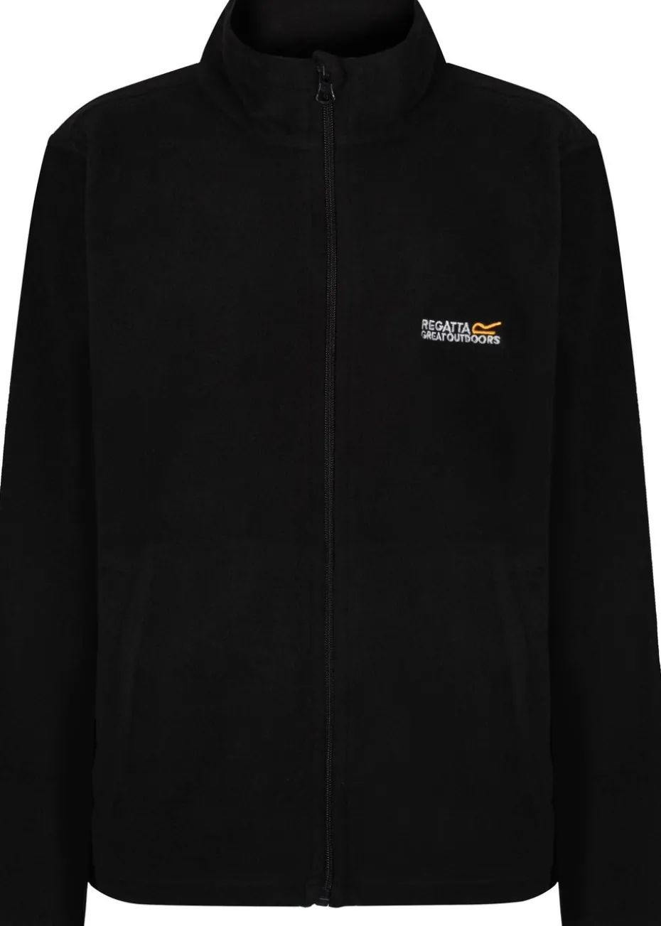 Regatta Black Black Kids' King II Anti-Pill Symmetry Fleece
