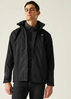 Regatta Black Calderdale VI Waterproof Breathable Isotex Jacket