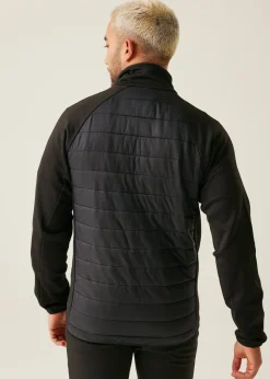 Regatta Black Clumber IV Water Repellent Extol Stretch Hybrid Jacket