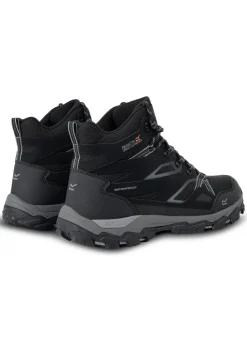 Regatta Black Granit Holcombe III Waterproof Breathable Isotex Walking Boots