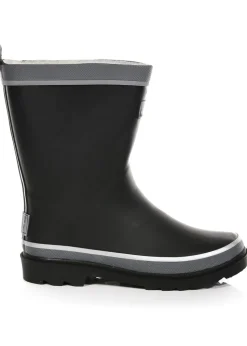 Regatta Black Kids' Foxfire Reflective Wellies