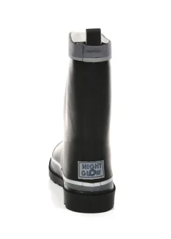 Regatta Black Kids' Foxfire Reflective Wellies