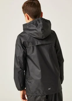 Regatta Black Kids' Stormbreak Waterproof Jacket