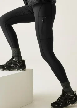 Regatta Black Monira Water Repellent Isoflex Hiking Leggings