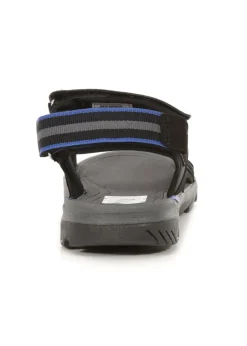 Regatta Black Nautical Blue Dark Grey Kota Drift EVA Cushioned Walking Sandals