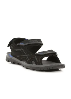 Regatta Black Nautical Blue Dark Grey Kota Drift EVA Cushioned Walking Sandals