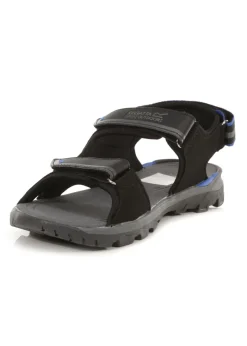 Regatta Black Nautical Blue Dark Grey Kota Drift EVA Cushioned Walking Sandals
