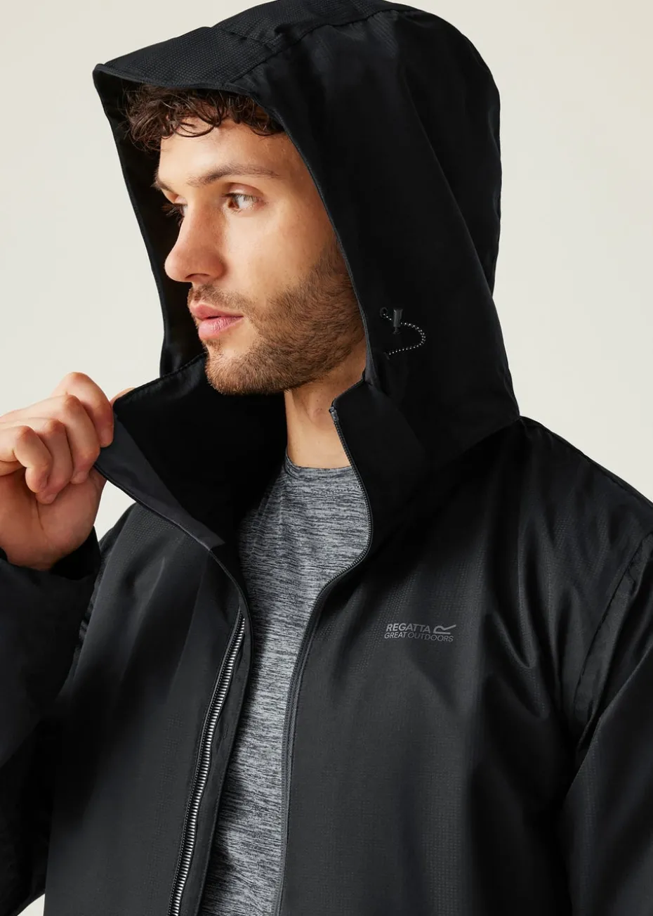 Regatta Black Oakhowe Waterproof Breathable Isotex Jacket