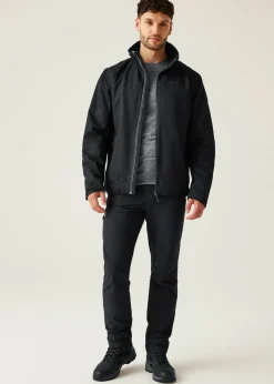 Regatta Black Oakhowe Waterproof Breathable Isotex Jacket