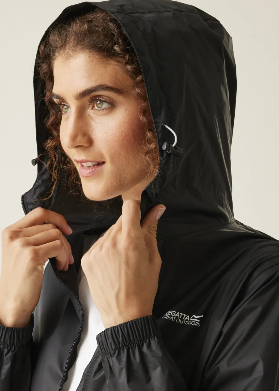 Regatta Black Pack It III Waterproof Jacket