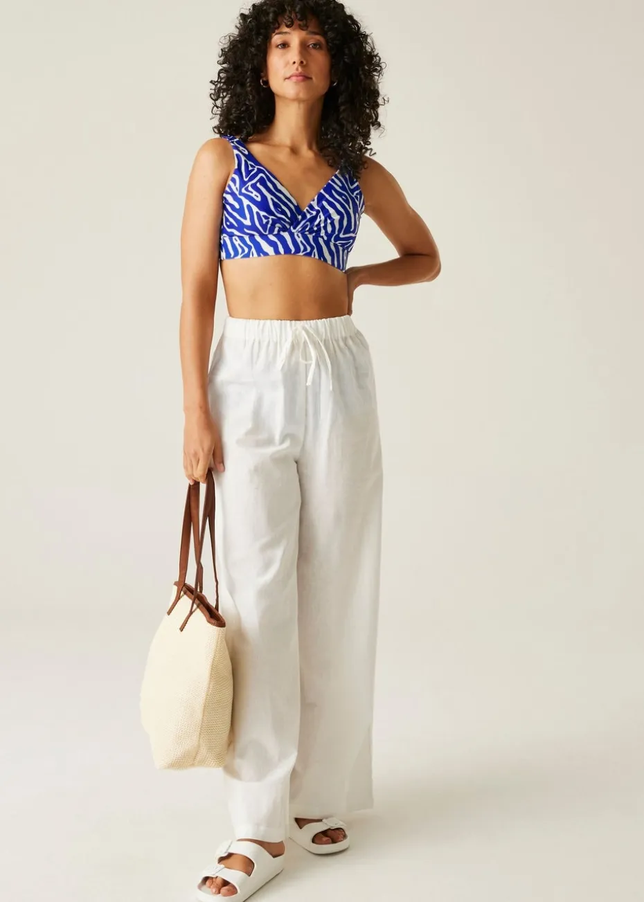 Regatta Blue Abstract Print Paloma Quick Dry Bikini Top