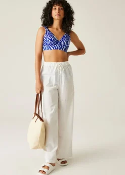 Regatta Blue Abstract Print Paloma Quick Dry Bikini Top