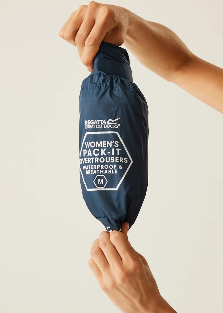 Regatta Blue Pack It Waterproof Overtrouser
