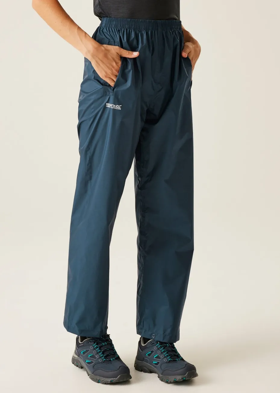 Regatta Blue Pack It Waterproof Overtrouser