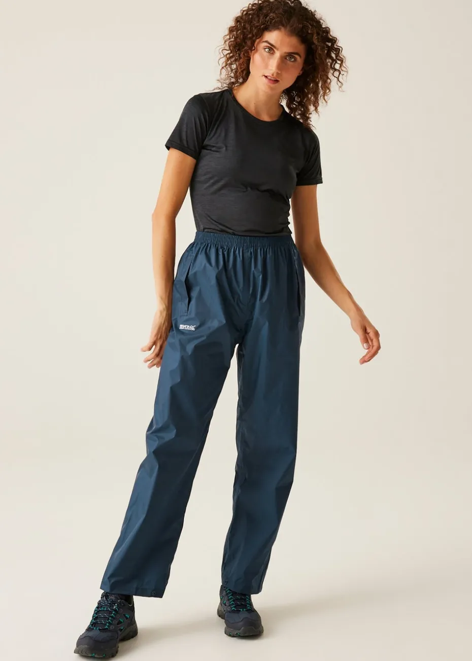 Regatta Blue Pack It Waterproof Overtrouser