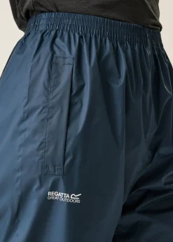 Regatta Blue Pack It Waterproof Overtrouser