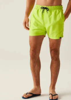 Regatta Citron Leaf Print Mawson III Swim Shorts