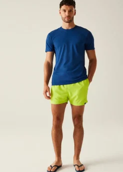 Regatta Citron Leaf Print Mawson III Swim Shorts