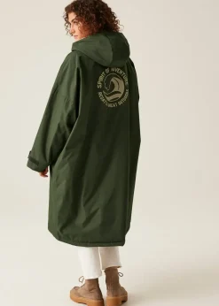 Regatta Dark Khaki Adult Changing Waterproof Hydrofort Robe