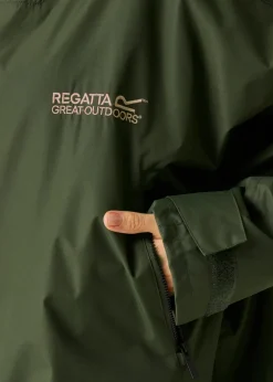 Regatta Dark Khaki Adult Changing Waterproof Hydrofort Robe