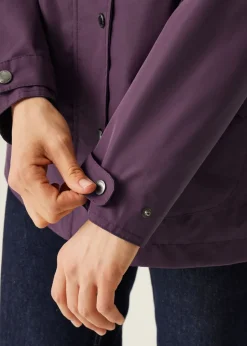 Regatta Deep Plum Bayla Waterproof Shell