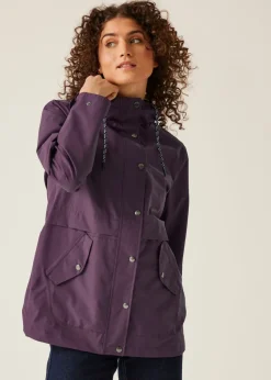 Regatta Deep Plum Bayla Waterproof Shell
