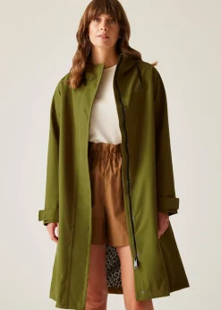 Regatta Forest Green Jasmine Orla Kiely II Waterproof Breathable Isotex Mac Jacket