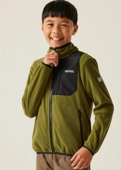 Regatta Forest Green Nephrite Kids' Frankie Anti-Pill Symmetry Fleece (3- 16 Yrs)
