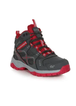 Regatta Granite Pink Potion Kids' Vendeavour Waterproof Isotex Walking Boots