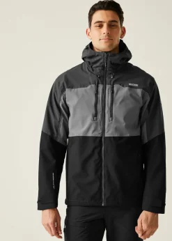 Regatta Grey/Black Maland II Waterproof Breathable Isotex Stretch Jacket