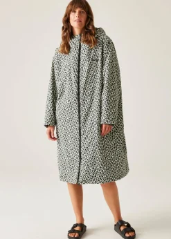 Regatta Jasmine Flower Black Orla Waterproof Hydrofort Changing Robe