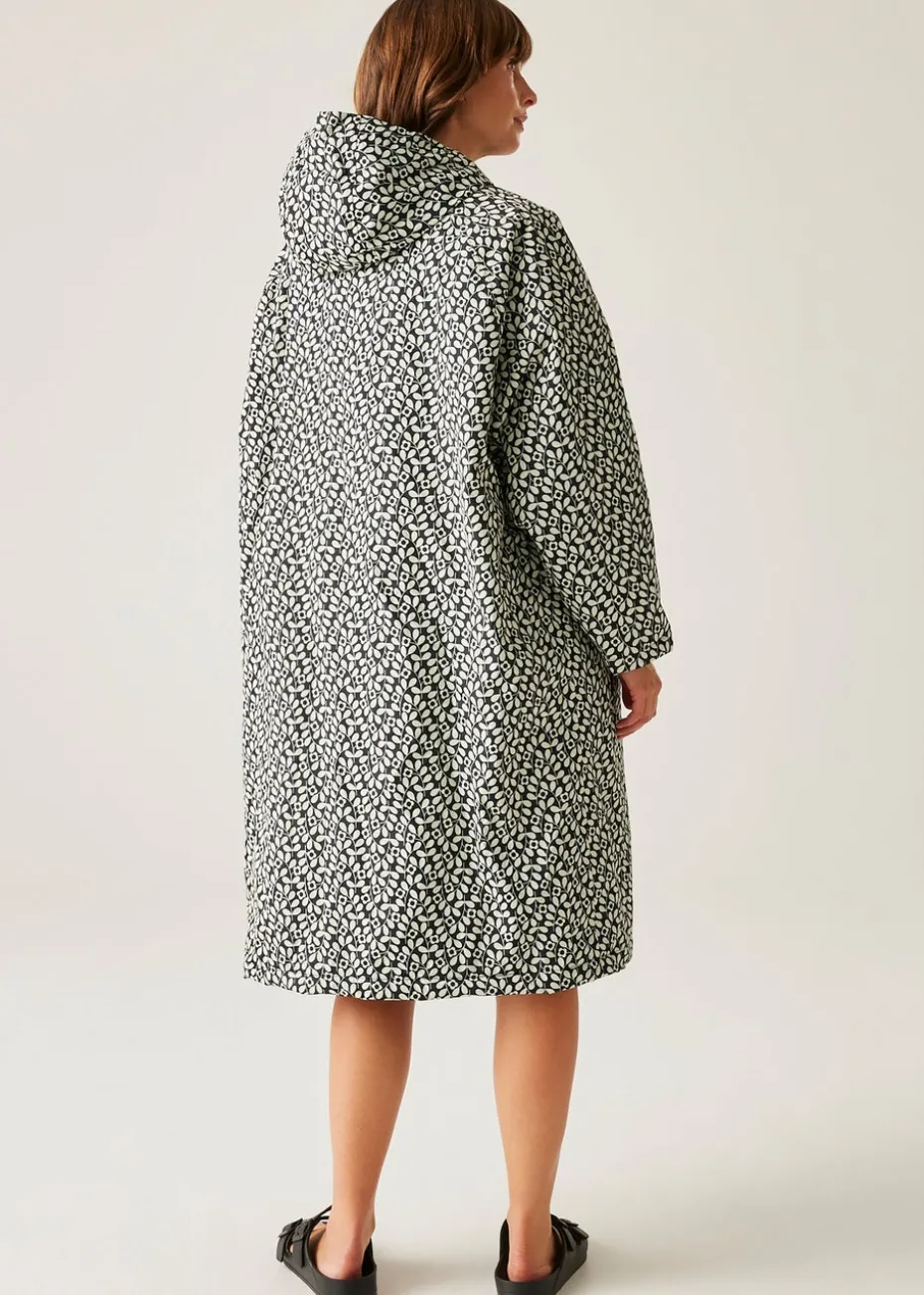 Regatta Jasmine Flower Black Orla Waterproof Hydrofort Changing Robe