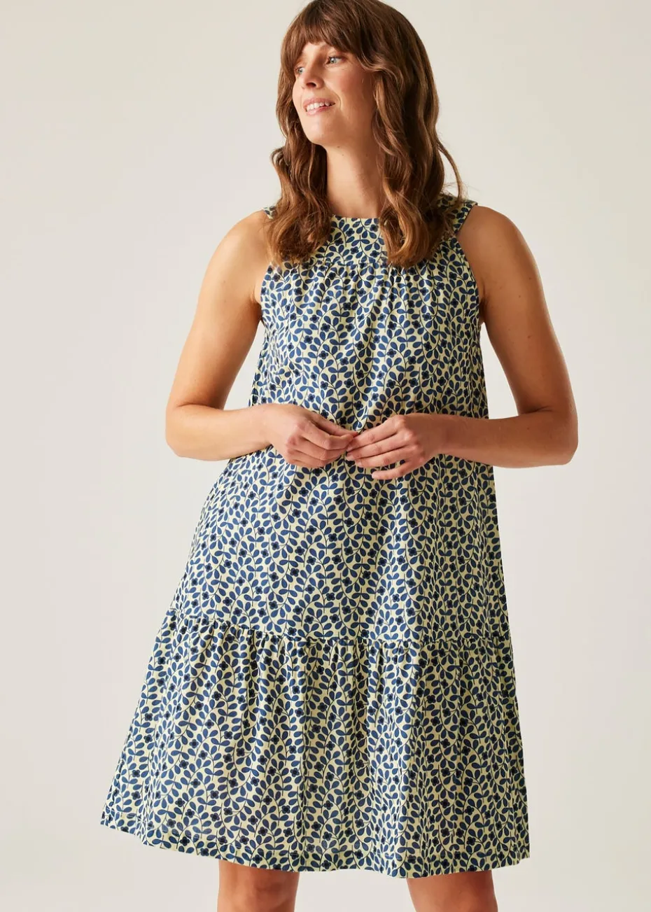 Regatta Jasmine Flower Blue Orla Kiely Summer II Dress