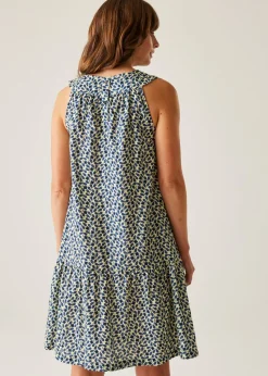 Regatta Jasmine Flower Blue Orla Kiely Summer II Dress