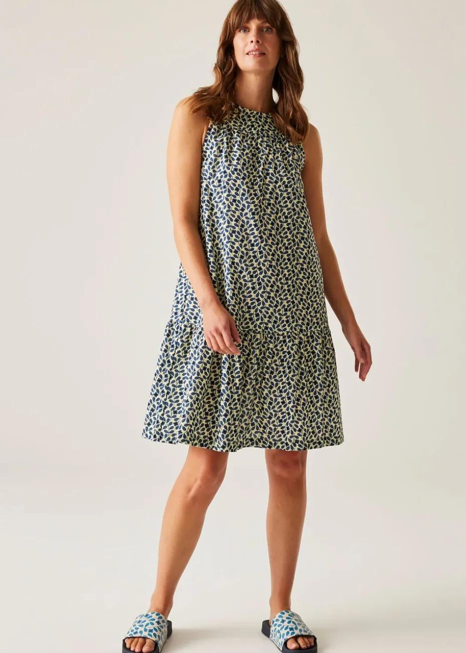 Regatta Jasmine Flower Blue Orla Kiely Summer II Dress