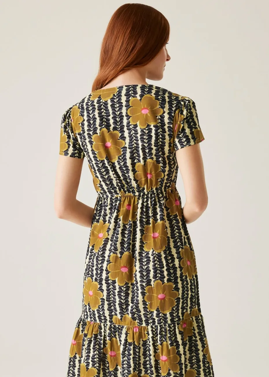Regatta Lotus Mustard Orla Kiely Dress
