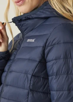 Regatta Navy Clear Sky Hooded Marizion Quilted Jacket