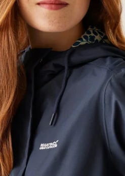 Regatta Navy Jasmine Flower Orla Kiely II Waterproof Breathable Isotex Mac Jacket