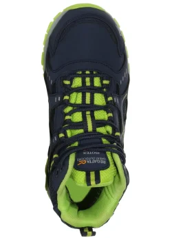 Regatta Navy Lime Punch Kids' Vendeavour Waterproof Isotex Walking Boots