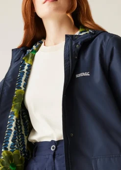 Regatta Navy Lotus Orla Kiely III Waterproof Breathable Isotex Swing Jacket