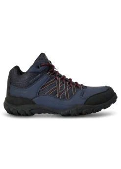Regatta Navy Rio Red Edgepoint Waterproof Isotex Mid Walking Boots