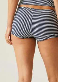 Regatta Navy Seeksucker Stripe Aceana Bikini Shorts