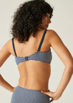 Regatta Navy Seeksucker Stripe Aceana III Bikini Top