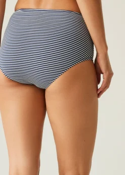 Regatta Navy Seeksucker Stripe Paloma Swim Brief